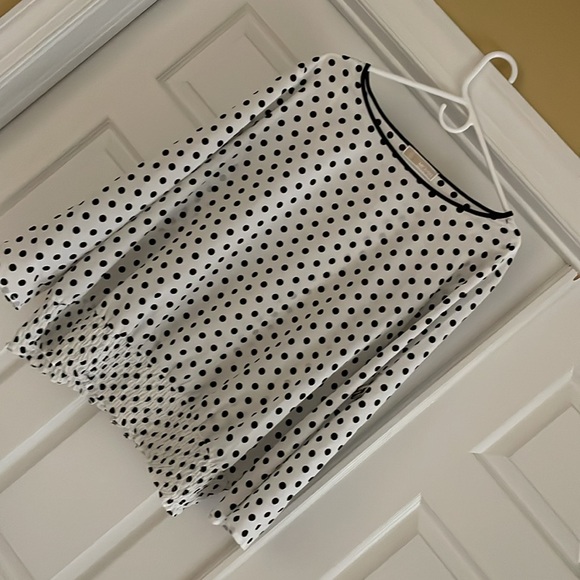 Michael Kors smock bottom polka dot top, size 2X - Picture 1 of 5
